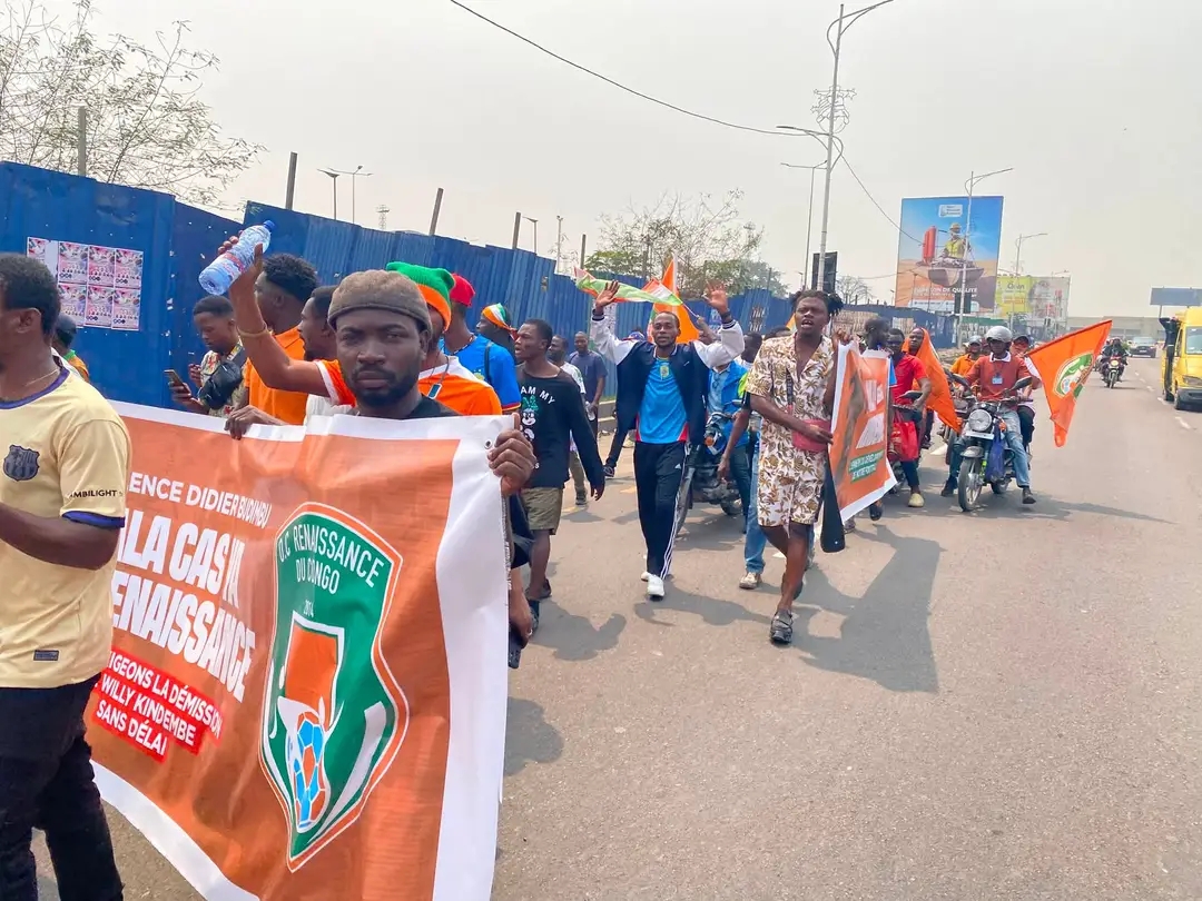 RDC/ Football : Les supporters de l'OC Renaissance du Congo réclament le départ de Willy Kindembe !