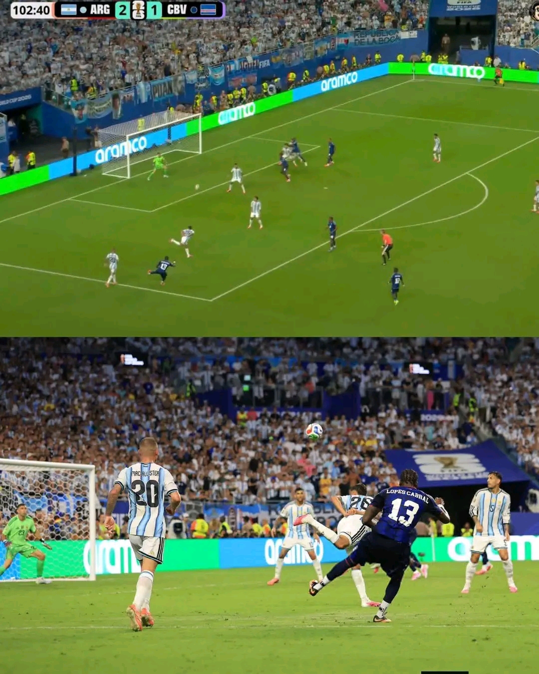 Football/ Coupe du Monde 2026 : Le but de Sydney Cabral contre l’argentine élu plus beau but de la compétition !
