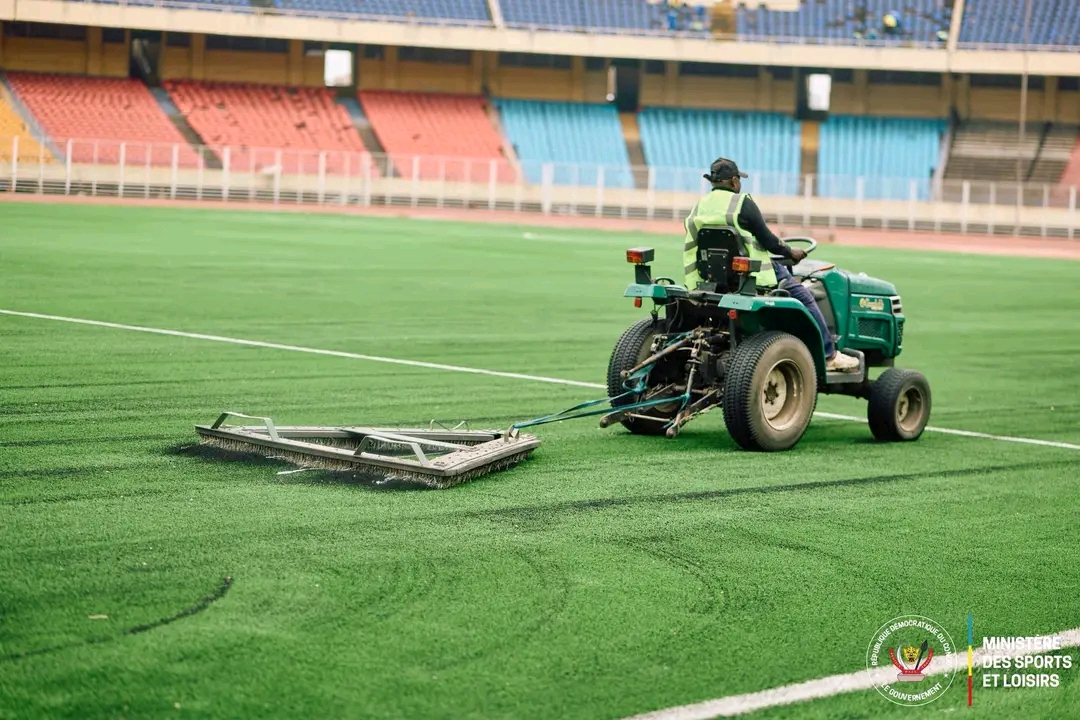 Football | Infrastructures sportives : Le Stade des Martyrs franchit une étape clé avec le test de certification de sa pelouse !